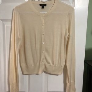 J. Crew Tippi Cardigan Long Sleeve Ivory